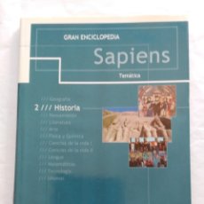 Diccionarios de segunda mano: GRAN ENCICLOPEDIA - SAPIENS HISTORIA - 2 /// TEMATICA - ABC. Lote 55377910