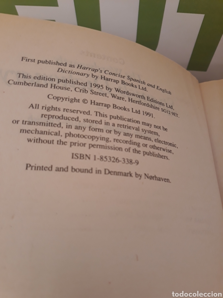 Diccionarios de segunda mano: The Wordsworth Spanish Dictionary. - Foto 3