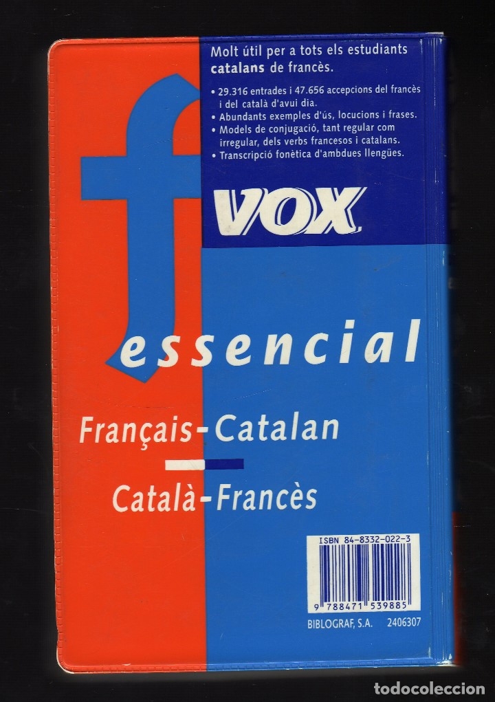 DICCIONARIO VOX ESENCIAL CATALAN/CASTELLANO