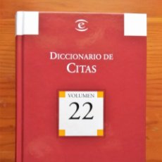 Diccionarios de segunda mano: DICCIONARIO DE CITAS EL MUNDO. Lote 175135665