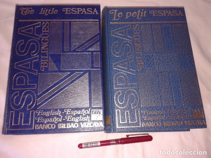 Diccionarios de segunda mano: 2 TOMOS ESPASA, ENGLISH Y FRAN&Ccedil;AIS - Foto 1