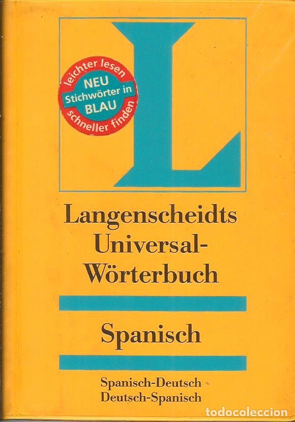 Diccionarios de segunda mano: Langenscheidts Universal-W&ouml;rterbuch Spanisch Spanisch-Deutsch Deutsch-Spanisch. An&oacute;nimo - Foto 1