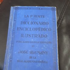Diccionarios de segunda mano: DICCIONARIO ILUSTRADO ENCICLOPEDICO POR JOSE ALEMANY. Lote 178196693