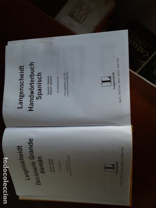 Diccionarios de segunda mano: Langenscheidt spanisch-deustch/deuscht-spanisch - Foto 3
