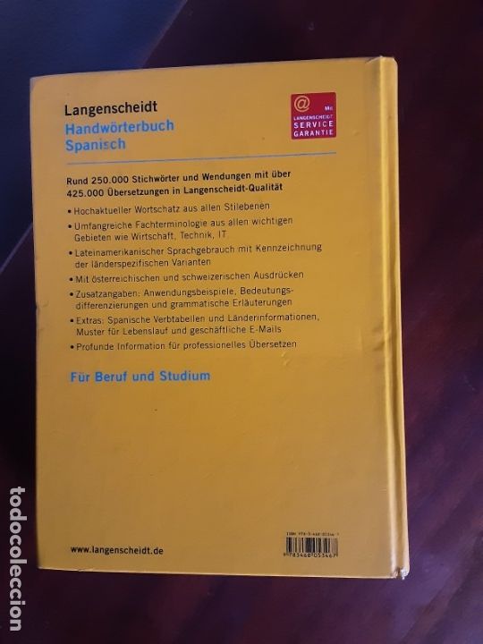 Diccionarios de segunda mano: Langenscheidt spanisch-deustch/deuscht-spanisch - Foto 6