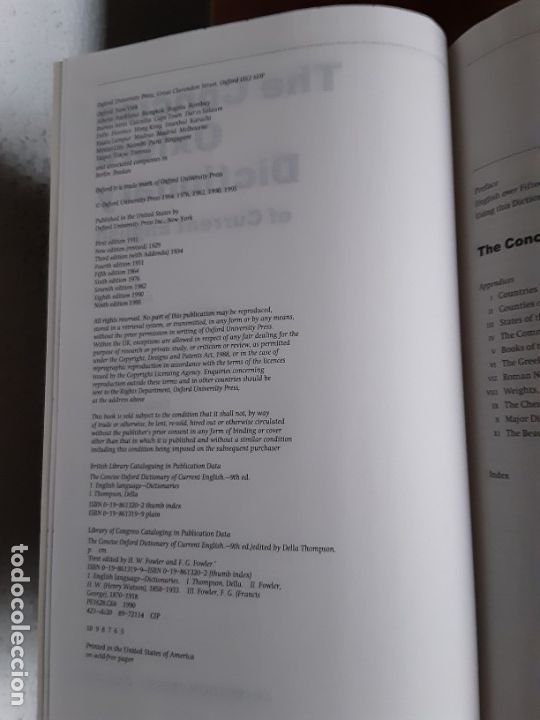 Diccionarios de segunda mano: Concise Oxford Dictionary - Foto 2