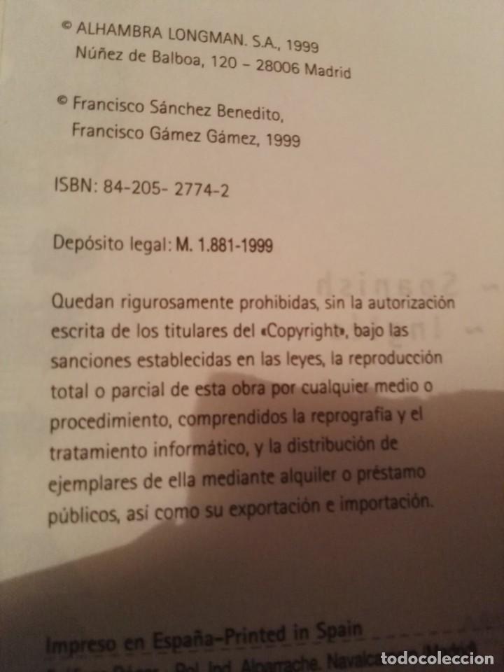Diccionarios de segunda mano: Diccionario escolar de espa&ntilde;ol-ingl&eacute;s. - Foto 2