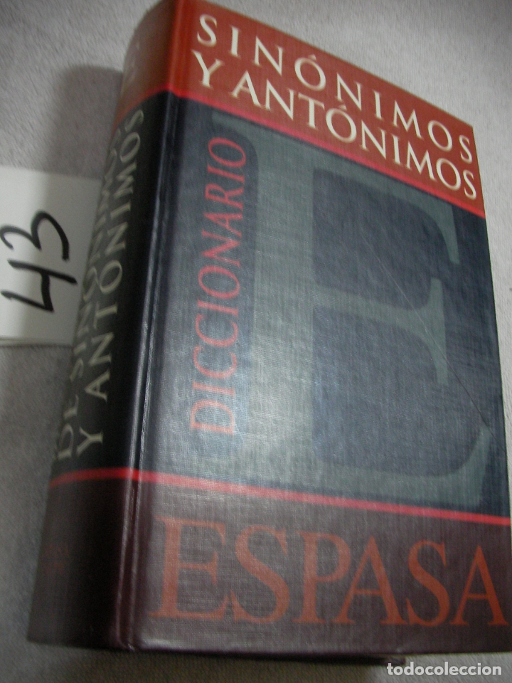 Diccionarios de segunda mano: DICCIONARIO SINONIMOS ANTONIMOS - Foto 1