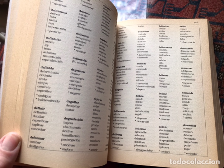 Diccionarios de segunda mano: Diccionario de sin&oacute;nimos y ant&oacute;nimos - Foto 5