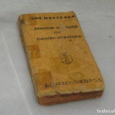Diccionarios de segunda mano: PEQUEÑO DICCIONARIO ANTIGUO. DANÉS-ESPAÑOL. 14,5X8X1,6CM. Lote 193820317