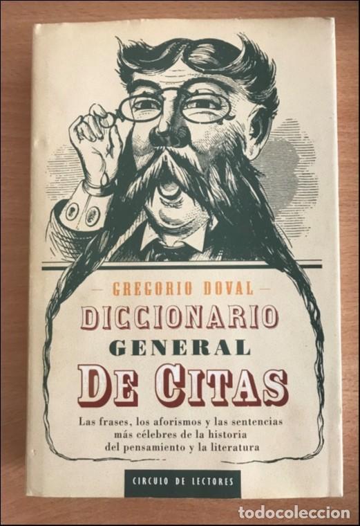 Diccionarios de segunda mano: 1994 Diccionario General de Citas, de Gregorio Doval - Foto 1