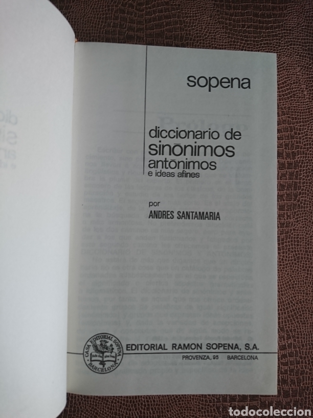 Diccionarios de segunda mano: Sinonimos ant&oacute;nimos e ideas afines - Foto 4