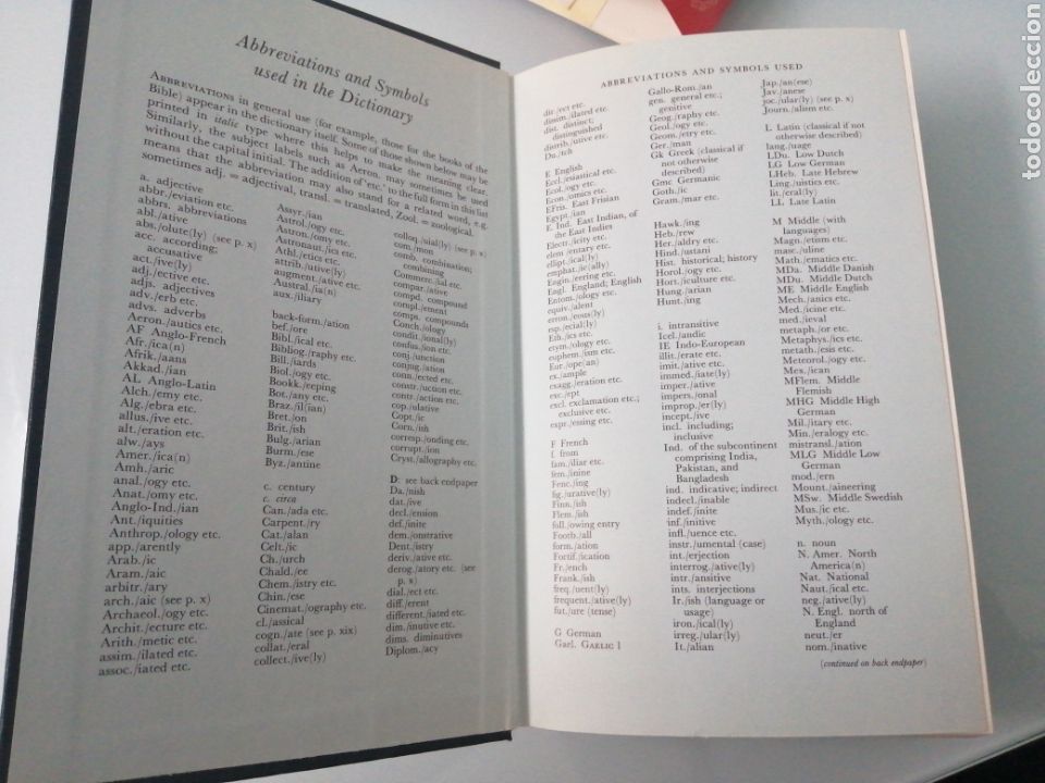 Diccionarios de segunda mano: THE CONCISE OXFORD DICTIONARY. SEVENTH EDITION. 1984. COMO NUEVO. - Foto 6