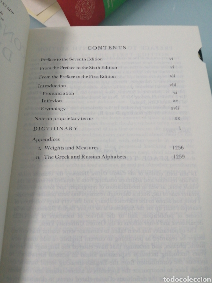 Diccionarios de segunda mano: THE CONCISE OXFORD DICTIONARY. SEVENTH EDITION. 1984. COMO NUEVO. - Foto 9