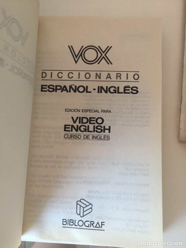 Diccionarios de segunda mano: DICCIONARIO ESPA&Ntilde;OL-INGLES - Foto 2
