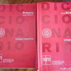 Diccionarios de segunda mano: DICCIONARIOS LENGUA ESPAÑOLA PRIMARIA. NIVELES BÁSICO Y AVANZADO. S.M 2.006. Lote 207752997