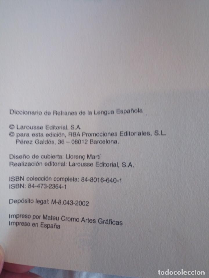Diccionarios de segunda mano: 120-DICCIONARIO DE REFRANES, Larousse - Foto 4