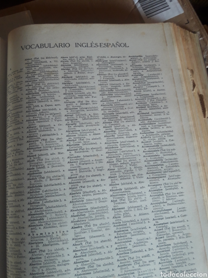Diccionarios de segunda mano: Antiguo diccionario, Hispano Universal - Foto 7