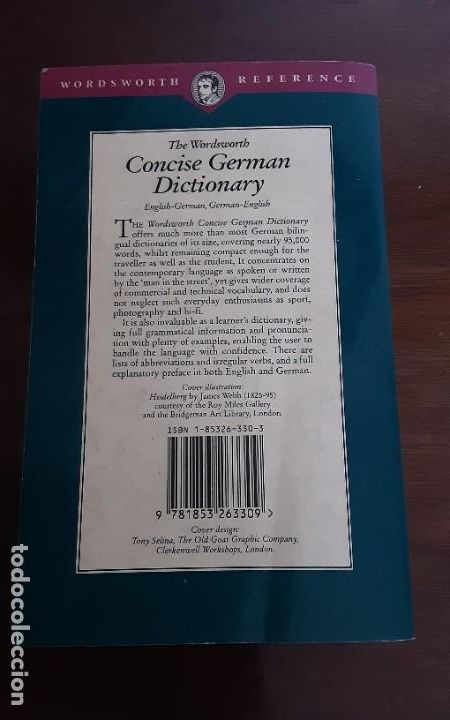 Diccionarios de segunda mano: Concise German Dictionary - English-German, German-English, Wordsworth Reference - Foto 3