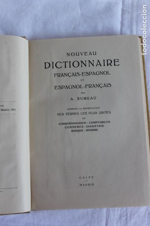Diccionarios de segunda mano: DICCIONARIO ESPA&Ntilde;OL FRANCES - Foto 2