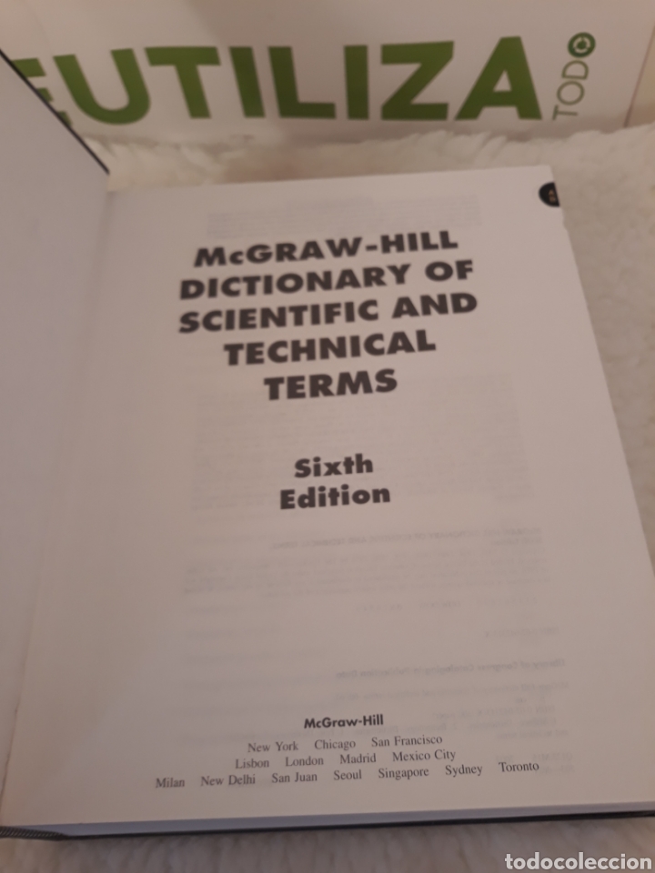 Diccionarios de segunda mano: Scientific and technical terms. Sixth Edition. Mcgraw-Hill Dictionary. - Foto 3