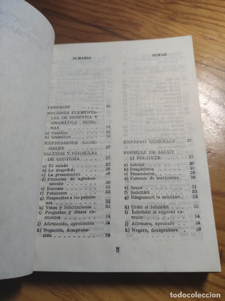 Diccionarios de segunda mano: Guia de conversaci&oacute;n espa&ntilde;ol-rumano. Dan Munteanu. - Foto 6