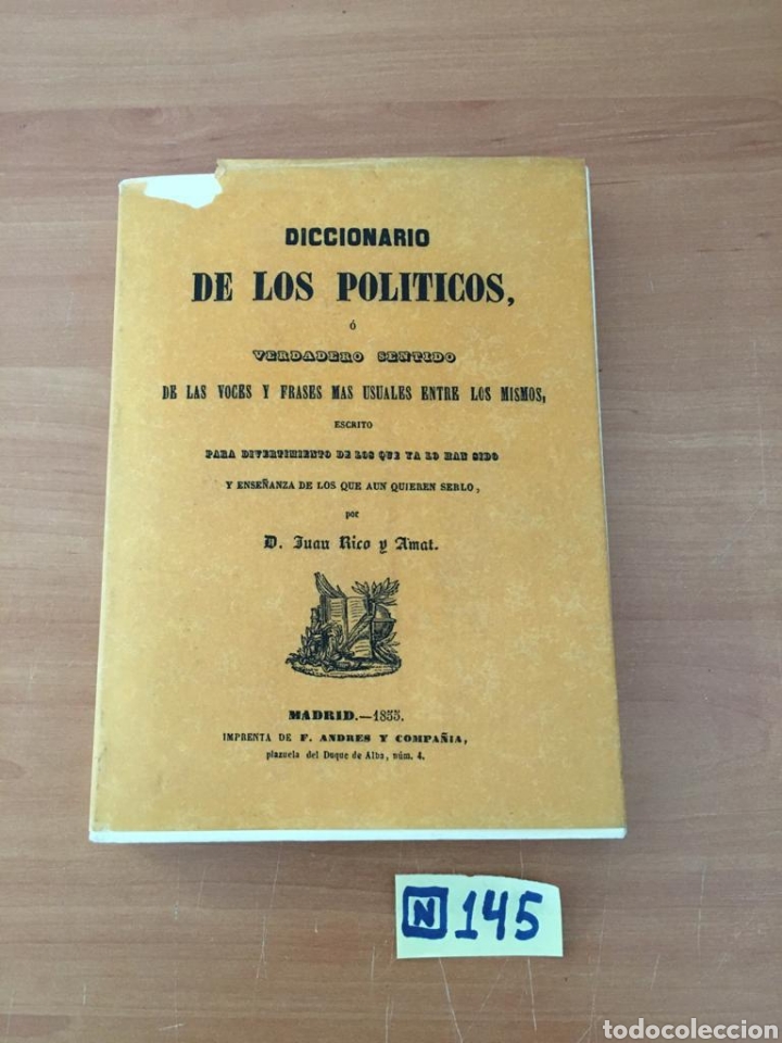 Diccionarios de segunda mano: Diccionario De Los Pol&iacute;ticos - Foto 1