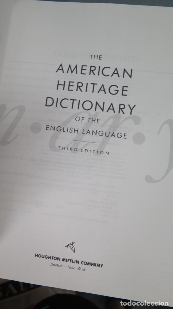 Diccionarios de segunda mano: THE AMERICAN HERITAGE DICTIONARY - Foto 2
