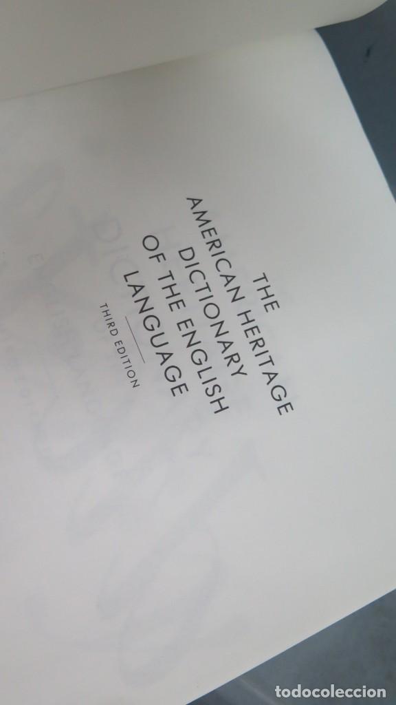 Diccionarios de segunda mano: THE AMERICAN HERITAGE DICTIONARY - Foto 3