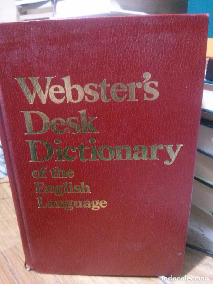 Diccionarios de segunda mano: websterss desk dictionary os english language - Foto 1