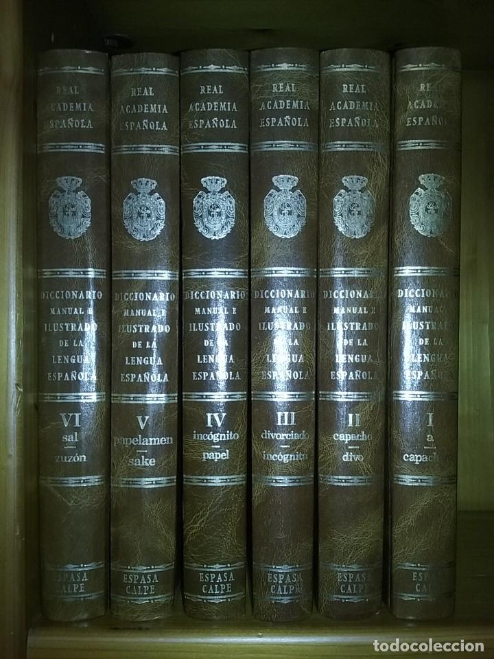 Second hand dictionaries: DICCIONARIO MANUAL E ILUSTRADO DE LA LENGUA ESPA&Ntilde;OLA, REAL ACADEMIA ESPA&Ntilde;OLA, ESPASA CALPE, 1983