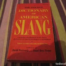 Diccionarios de segunda mano: LIBRO DICTIONARY OF AMERICAN SLANG POCKET DICCIONARIO DE ARGOT USA 1973