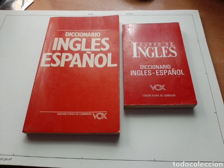 Diccionarios de segunda mano: Diccionarios Ingl&eacute;s-Espa&ntilde;ol. Vox. - Foto 1