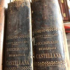 Diccionarios de segunda mano: ESPECTACULAR DICCIONARIO DE LA LENGUA CASTELLANA SIGLO XIX EN DOS TOMOS. Lote 222065107