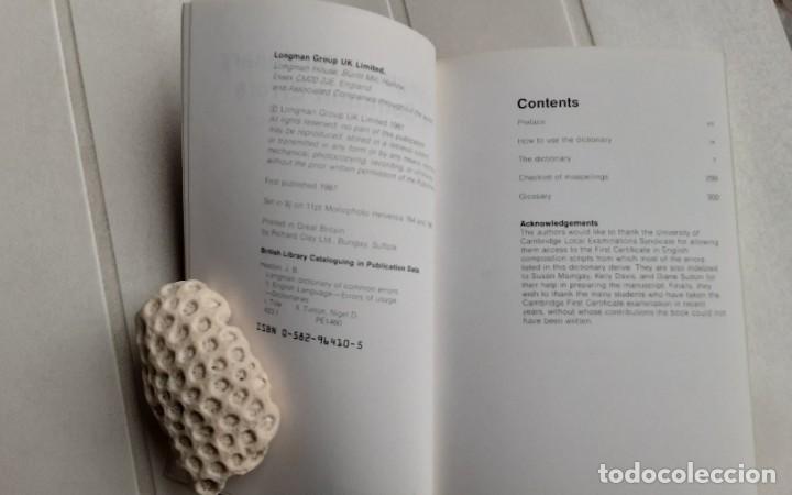 Diccionarios de segunda mano: Longman Dictionary Of Common Errors (Ingl&eacute;s) Tapa blanda - Foto 4