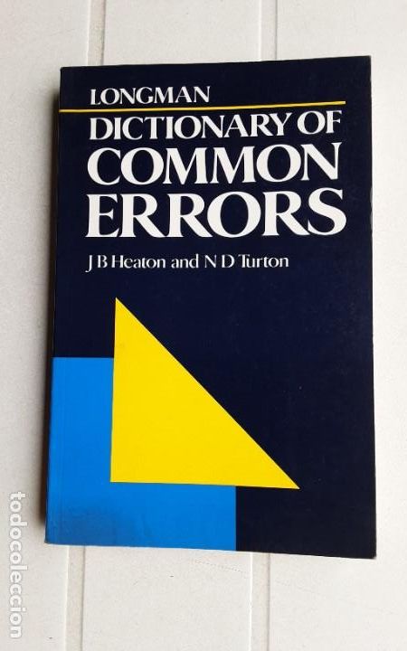 Diccionarios de segunda mano: Longman Dictionary Of Common Errors (Ingl&eacute;s) Tapa blanda - Foto 1