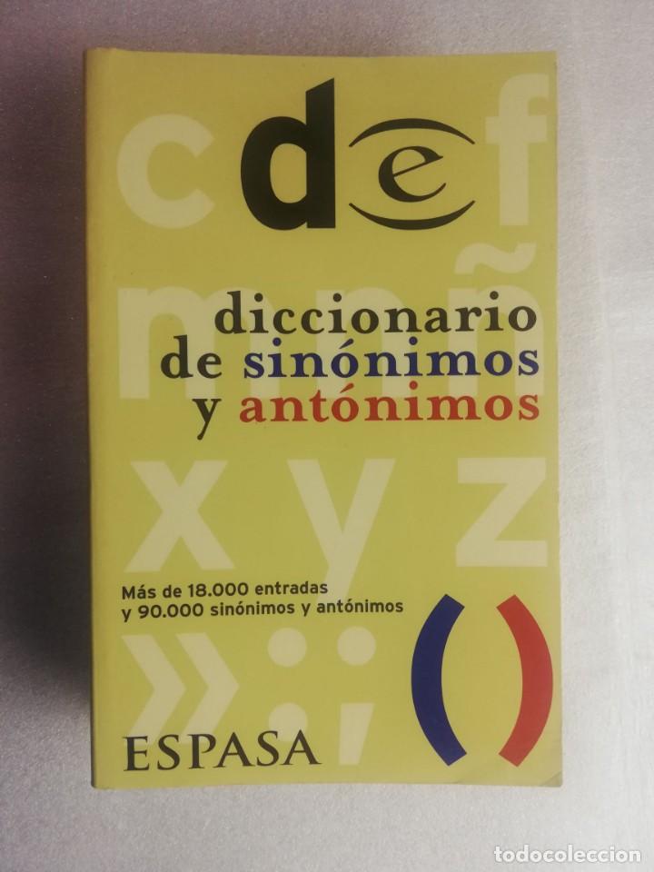 Diccionarios de segunda mano: DICCIONARIO DE SIN&Oacute;NIMOS Y ANT&Oacute;NIMOS - ESPASA - Foto 1