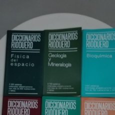 Diccionarios de segunda mano: 6 DICCIONARIOS RIODUERO. Lote 225019090