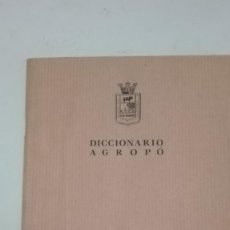 Diccionarios de segunda mano: DICCIONARIO AGROPO 1990