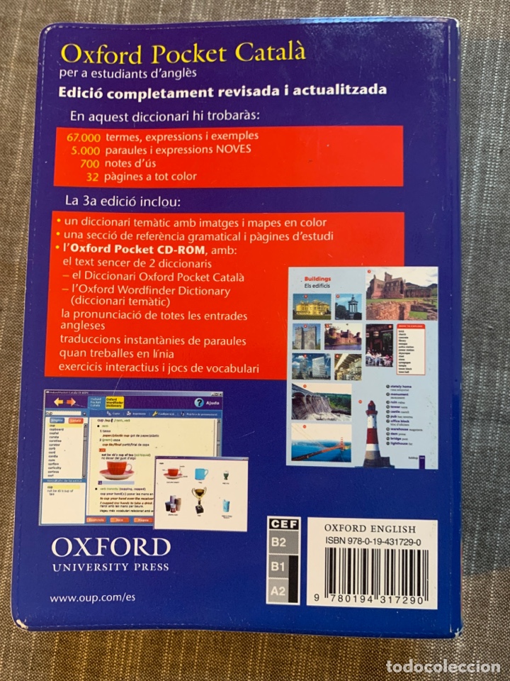 Diccionarios de segunda mano: Oxford Pocket Catal&agrave; - Foto 3