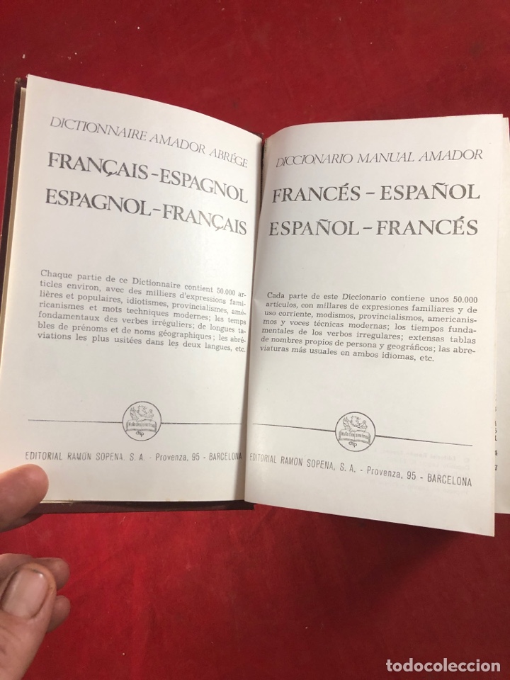 Diccionarios de segunda mano: Diccionario franc&eacute;s espa&ntilde;ol - Foto 2