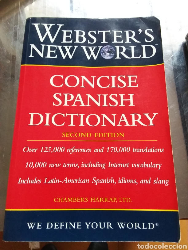 Diccionarios de segunda mano: The Websters New World. Concise Spanish Dictionary. Gran formato. - Foto 1