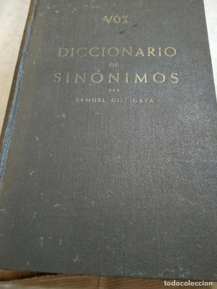 Diccionarios de segunda mano: Diccionario sin&oacute;nimos 1958 - Foto 1