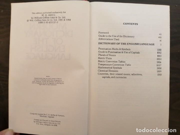 Diccionarios de segunda mano: Collins modern English dictionary. - Foto 5