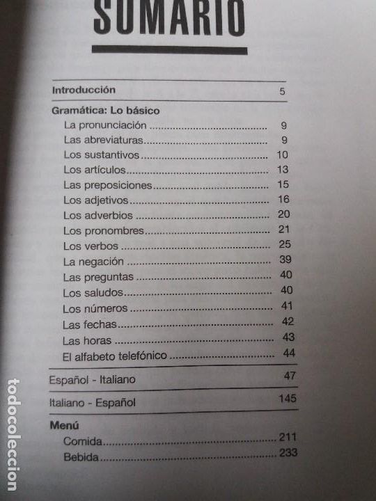 Diccionarios de segunda mano: Italiano. Diccionario y libro de frases - Foto 2