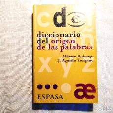 Diccionarios de segunda mano: DICCIONARIO DEL ORIGEN DE LAS PALABRAS - NUEVO. Lote 243891040
