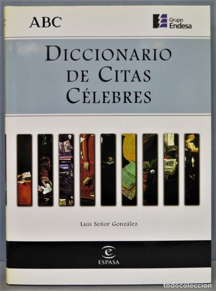 Diccionarios de segunda mano: DICCIONARIO DE CITAS CELEBRES - Foto 1