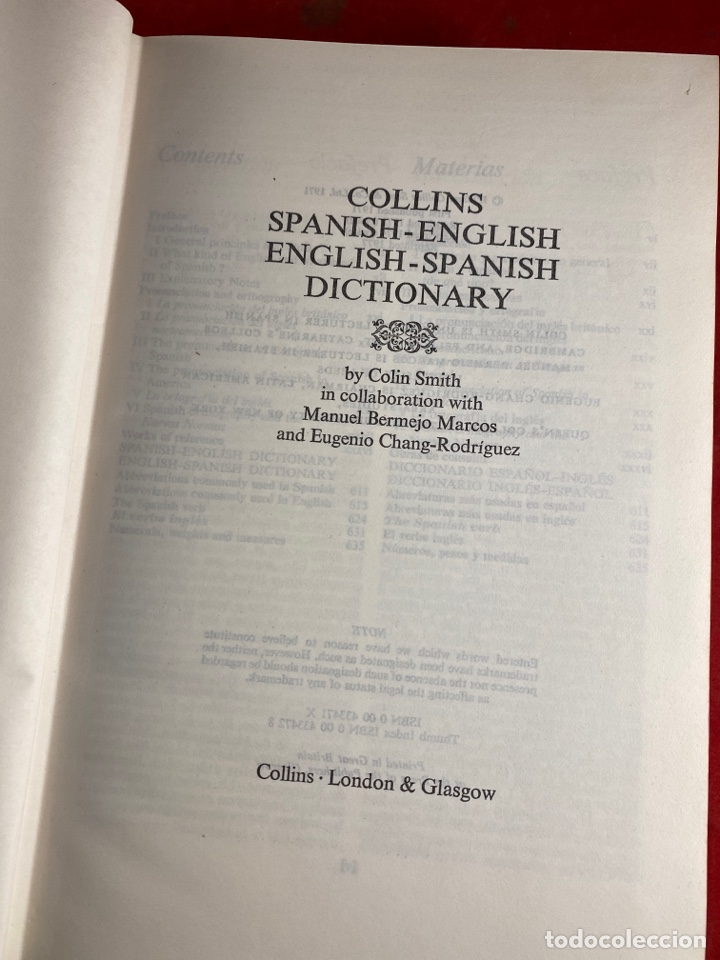 Diccionarios de segunda mano: Diccionario COLLINS ESPA&Ntilde;OL INGL&Eacute;S - Foto 2