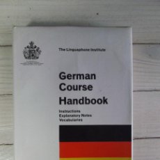 Diccionarios de segunda mano: GERMAN COURSE HANDBOOK - THE LINGUAPHONE INSTITUTE - 1976. Lote 251697420