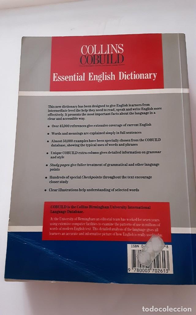 Diccionarios de segunda mano: Essential English Dictionary - Collins Cobuild - First published 1988 - Foto 4